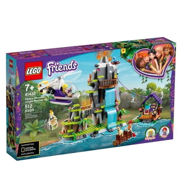 LEGO Friends Alpaca Mountain Jungle Rescue 41432 Building Kit New - Picture 1 of 4